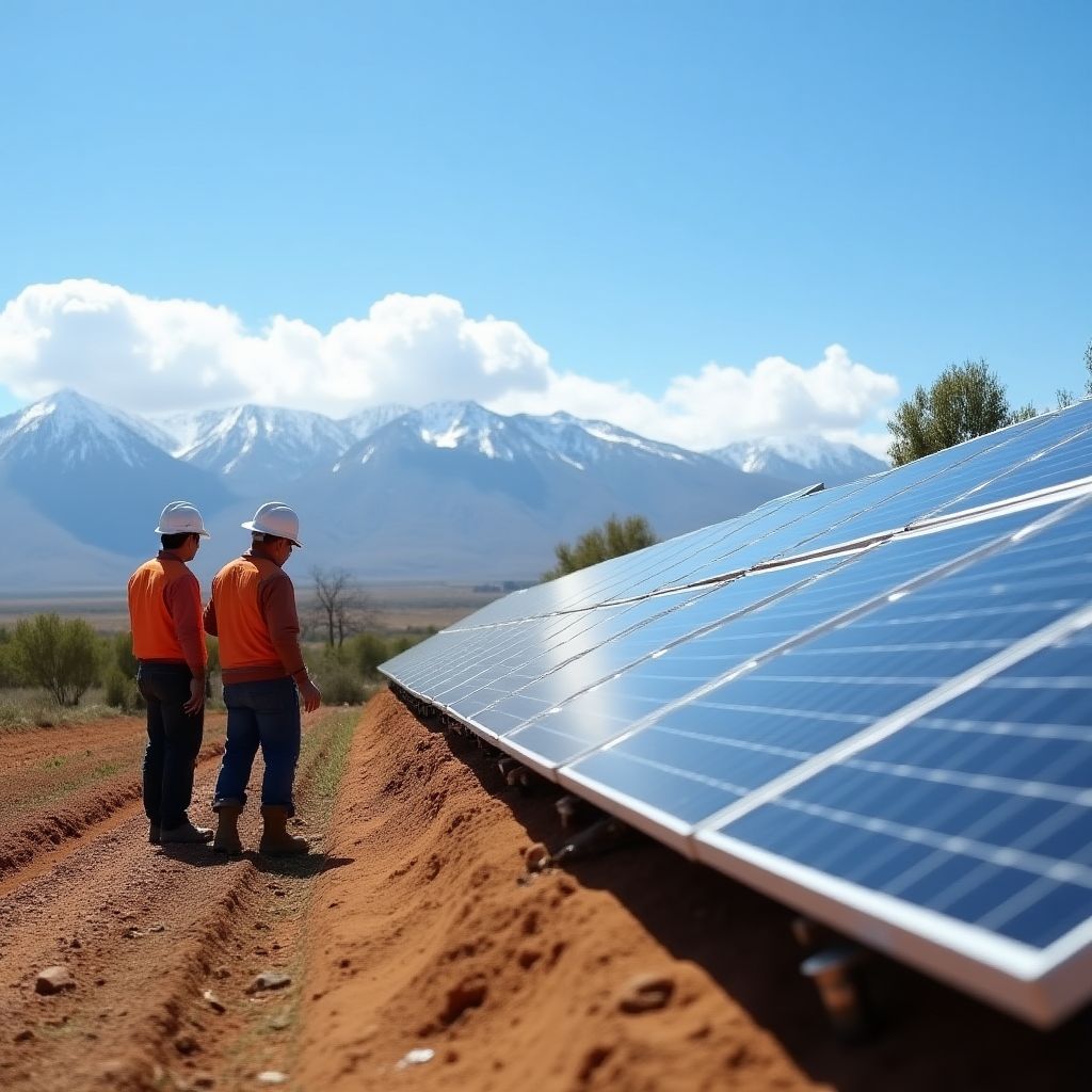 Proyecto de energía renovable en Mendoza